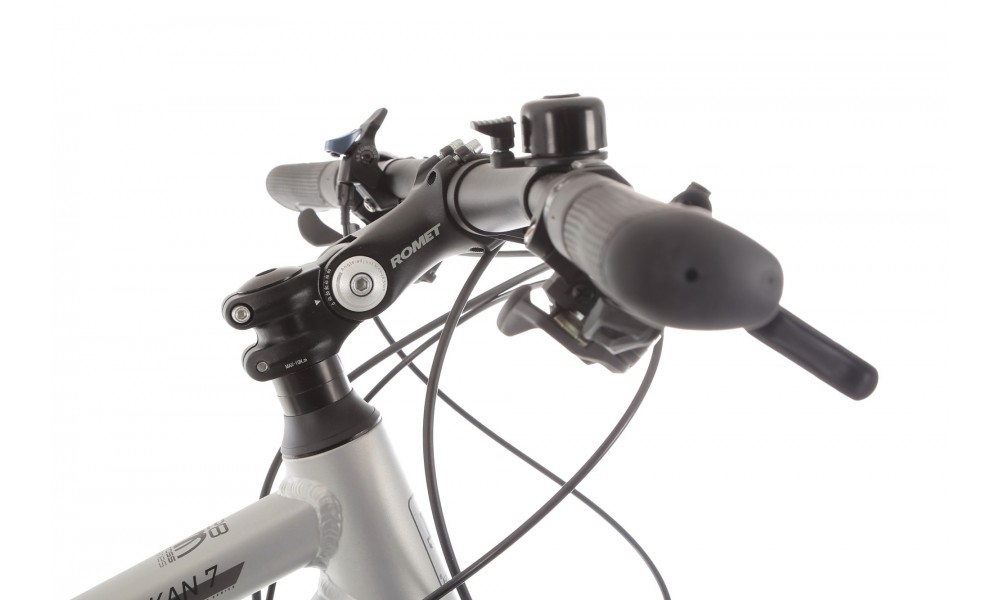 Rower crossowy Romet Orkan 7 M - srebrny-szary