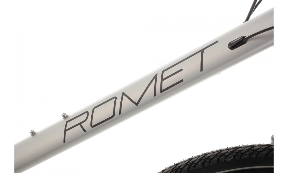 Rower crossowy Romet Orkan 7 M - srebrny-szary