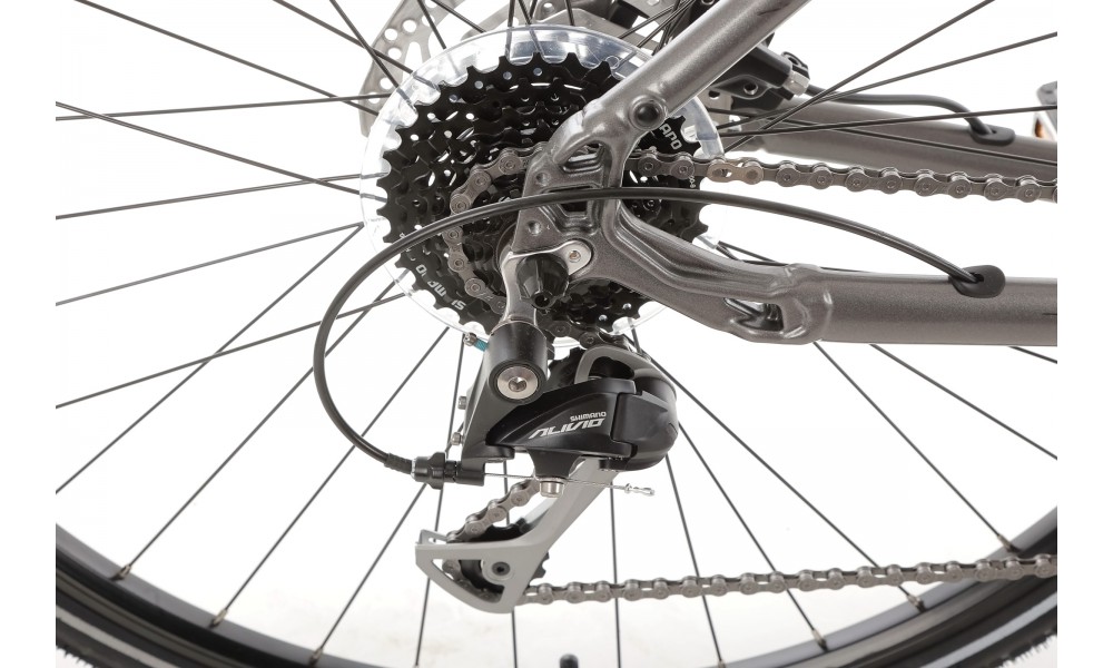 Rower crossowy Romet Orkan 5M - grafitowo-biały