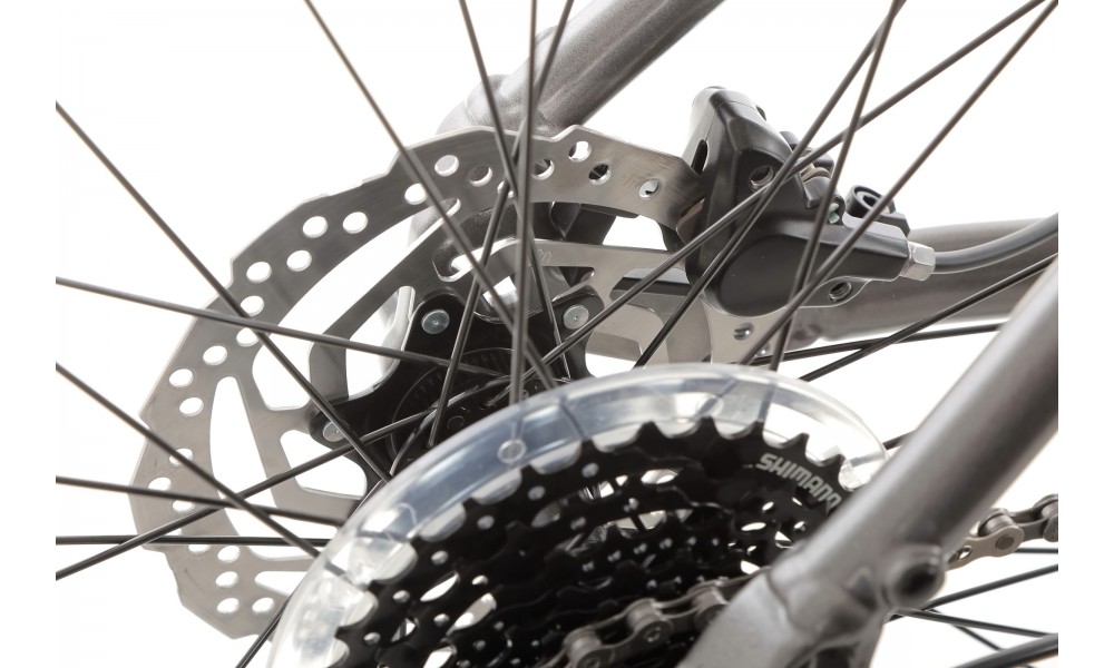 Rower crossowy Romet Orkan 5M - grafitowo-biały