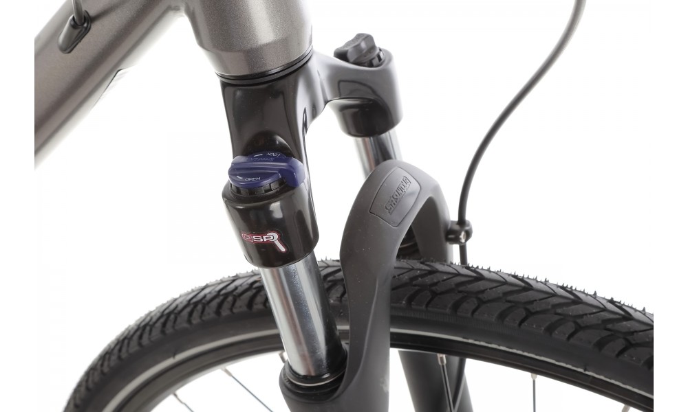 Rower crossowy Romet Orkan 5M - grafitowo-biały