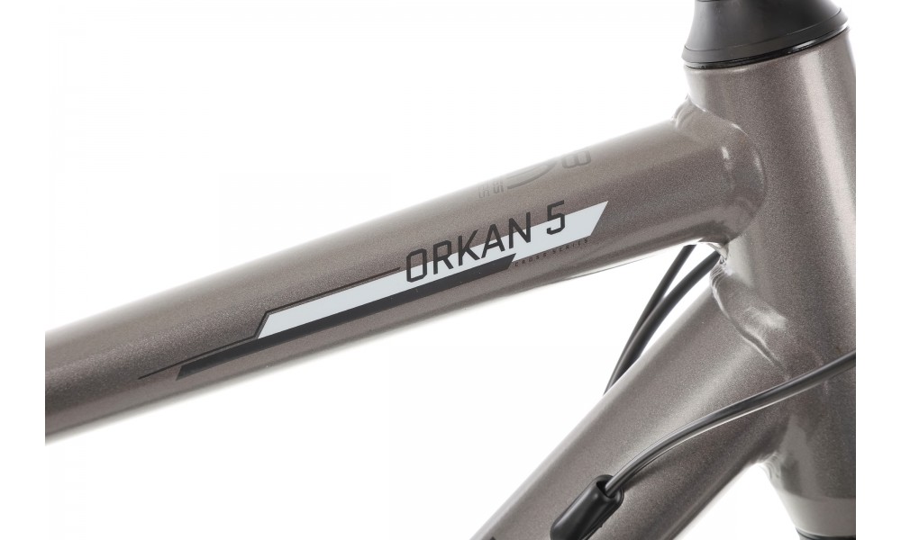 Rower crossowy Romet Orkan 5M - grafitowo-biały