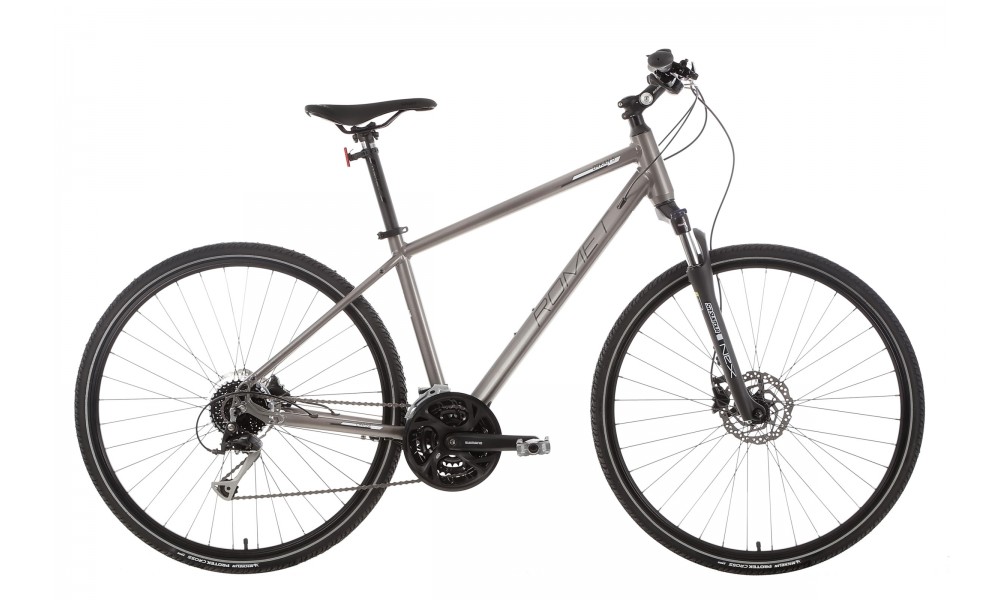 Rower crossowy Romet Orkan 5M - grafitowo-biały