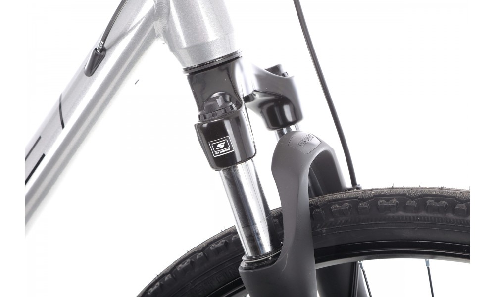 Rower crossowy Romet Orkan 3M - srebrny-czarny