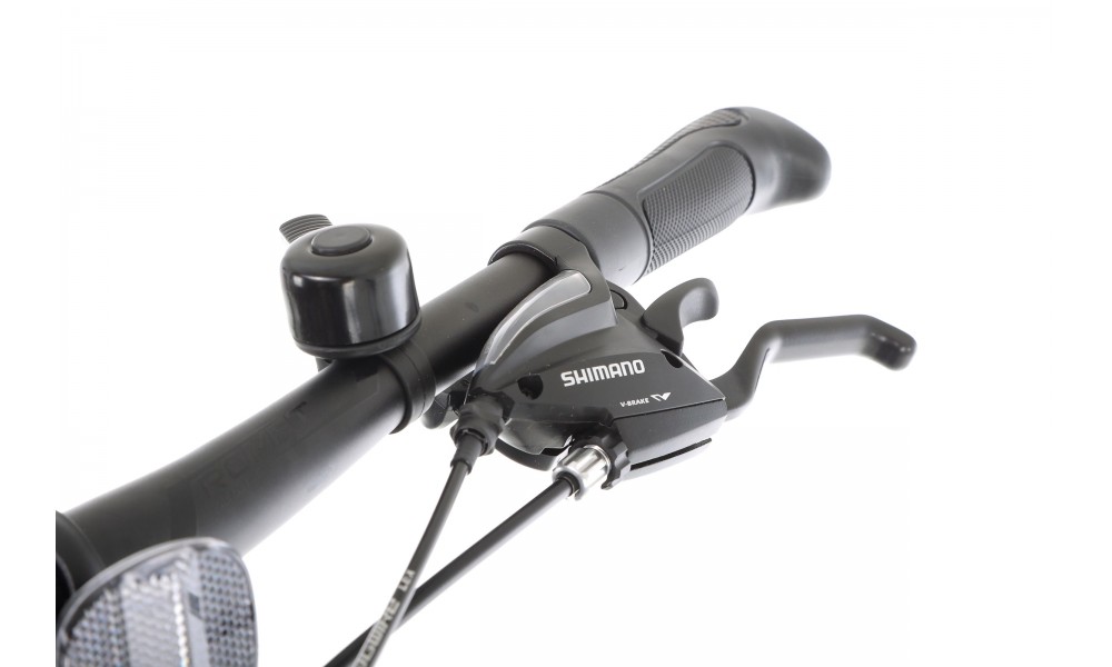 Rower crossowy Romet Orkan 3M - srebrny-czarny