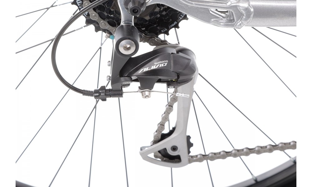 Rower crossowy Romet Orkan 3M - srebrny-czarny