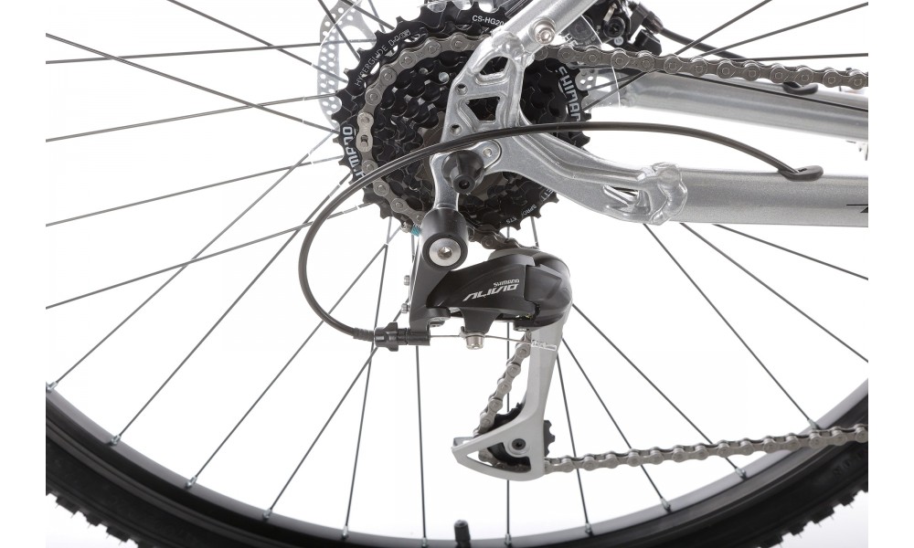 Rower crossowy Romet Orkan 3M - srebrny-czarny