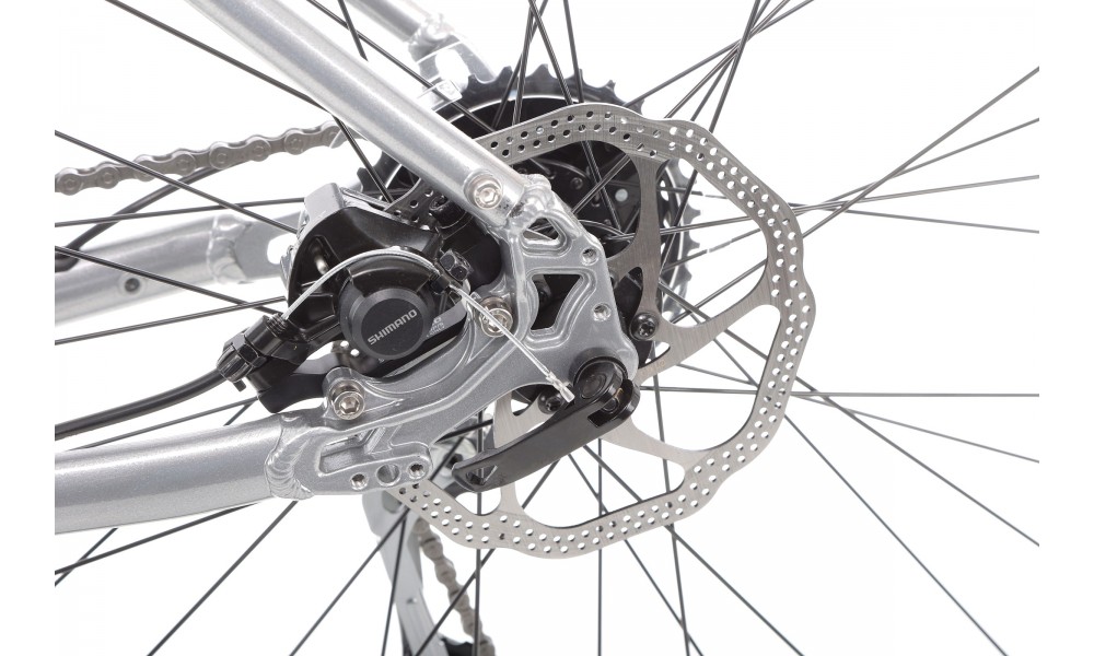 Rower crossowy Romet Orkan 3M - srebrny-czarny