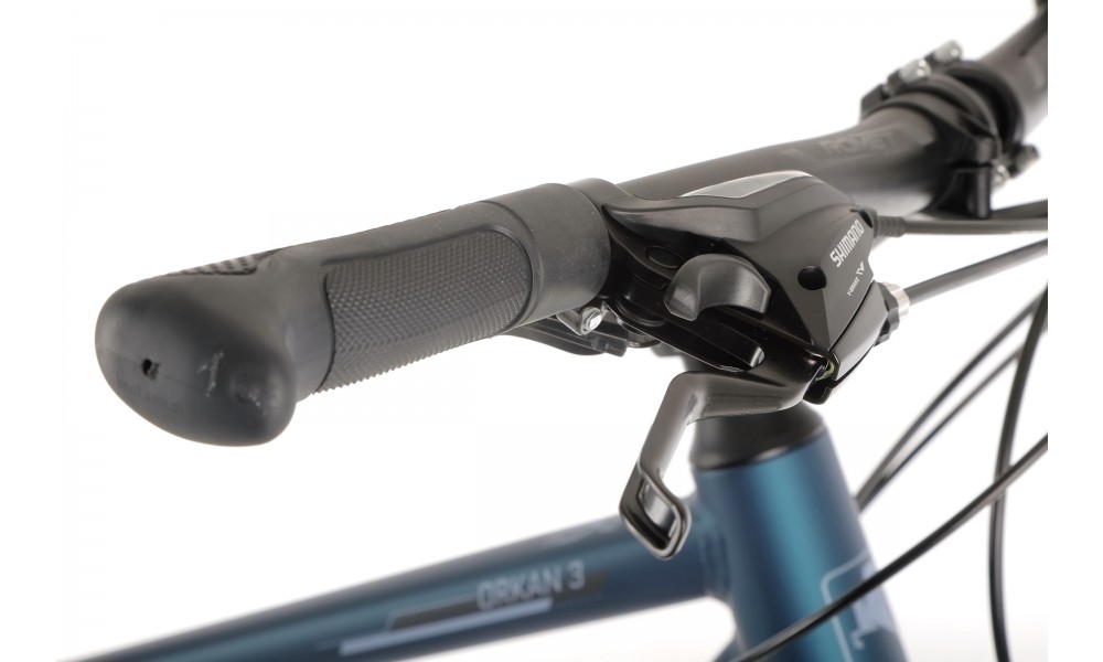 Rower crossowy Romet Orkan 3M - granatowy-niebieski