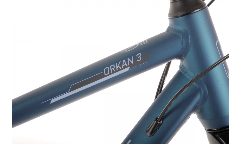 Rower crossowy Romet Orkan 3M - granatowy-niebieski