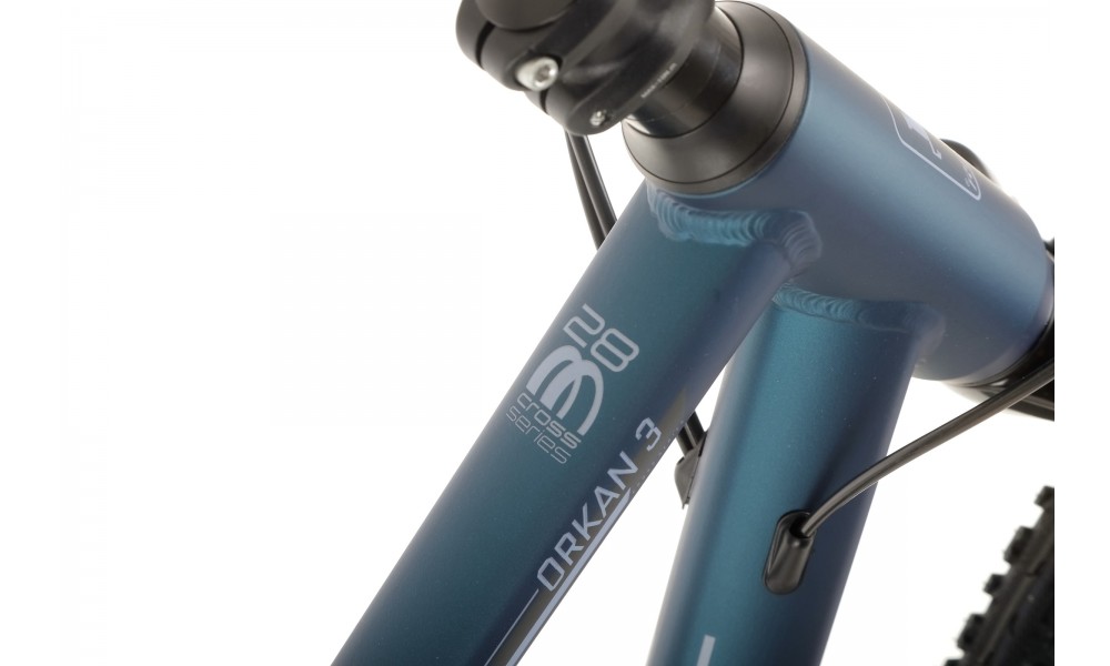 Rower crossowy Romet Orkan 3M - granatowy-niebieski