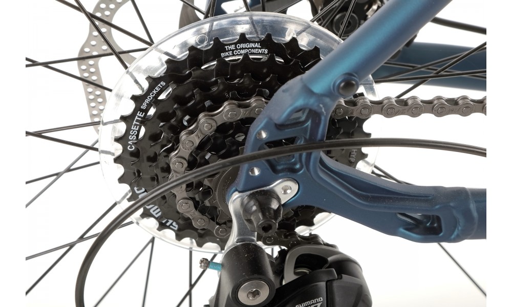 Rower crossowy Romet Orkan 3M - granatowy-niebieski