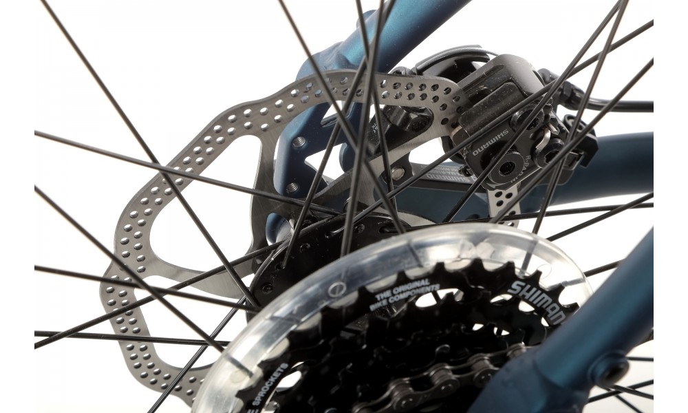 Rower crossowy Romet Orkan 3M - granatowy-niebieski