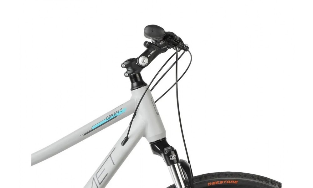 Rower crossowy Romet Orkan 3 D - szary-niebieski