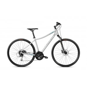 Rower crossowy Romet Orkan 3 D - szary-niebieski 1