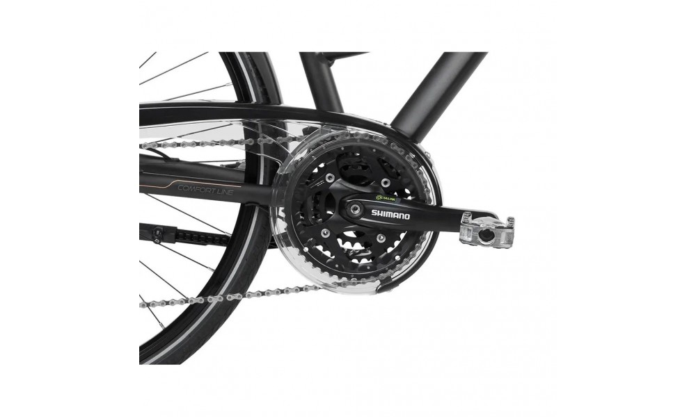 Rower trekkingowy Romet Gazela 9 - grafitowy