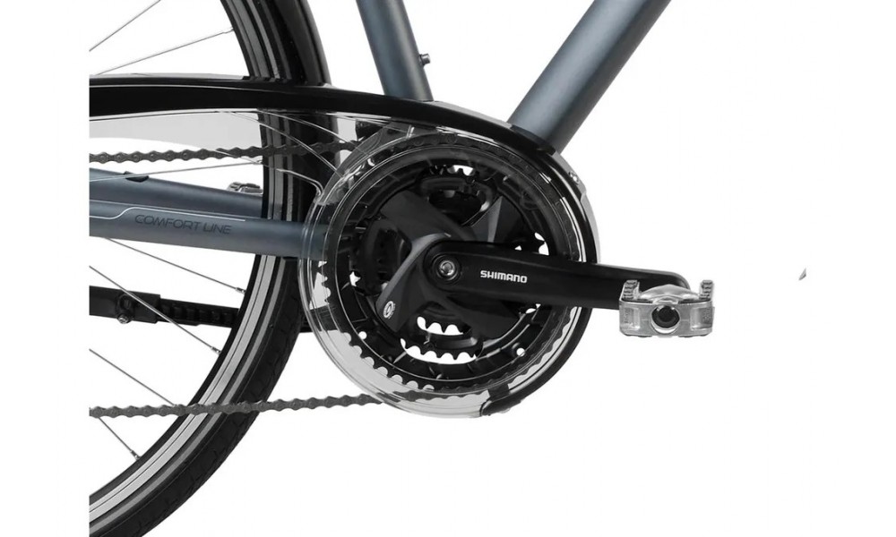 Rower trekkingowy Romet Wagant 7 - szaro-czarny