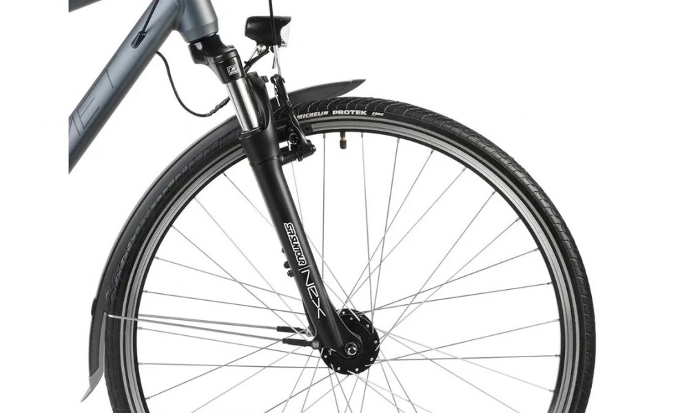 Rower trekkingowy Romet Wagant 7 - szaro-czarny