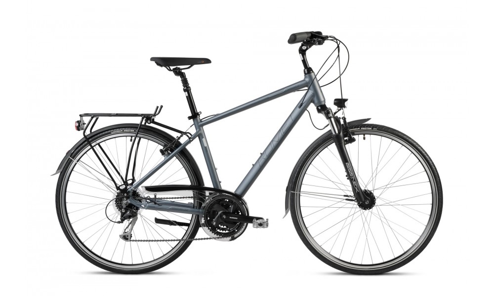 Rower trekkingowy Romet Wagant 7 - szaro-czarny