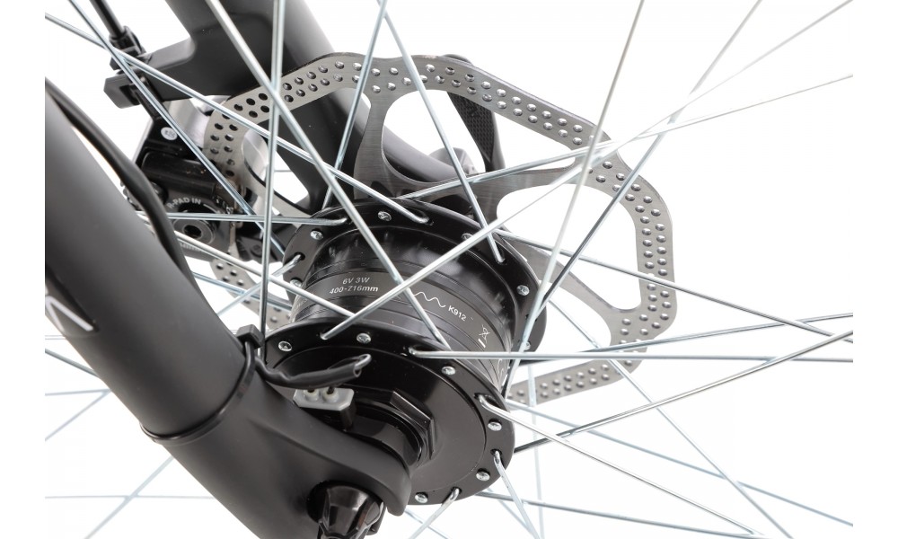 Rower trekkingowy Romet Wagant 4 - czarno-szary