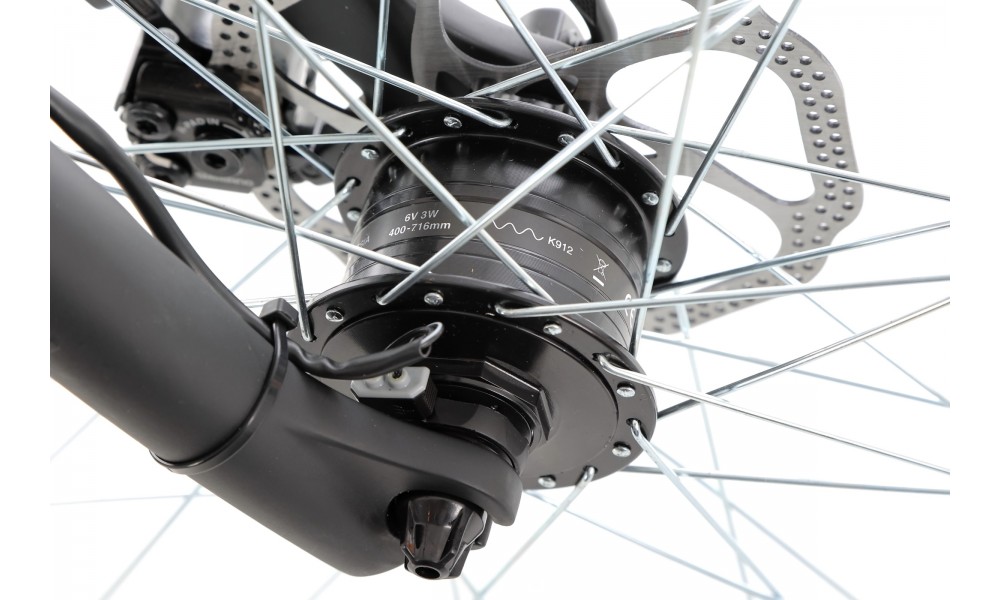 Rower trekkingowy Romet Wagant 4 - czarno-szary