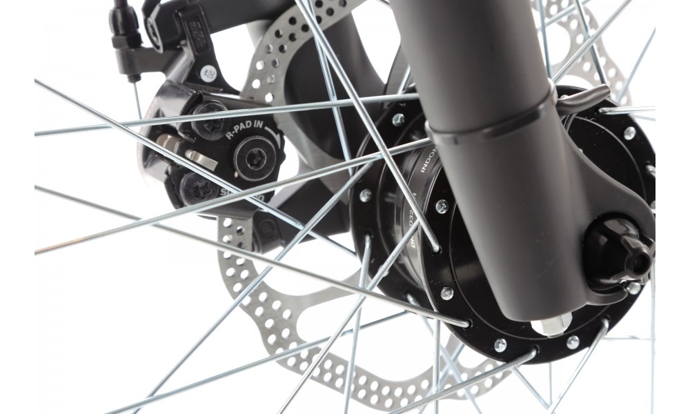 Rower trekkingowy Romet Wagant 4 - czarno-szary