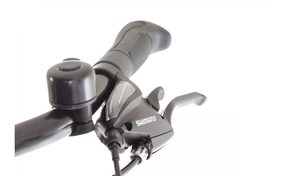 Rower trekkingowy Romet Wagant 4 - czarno-szary