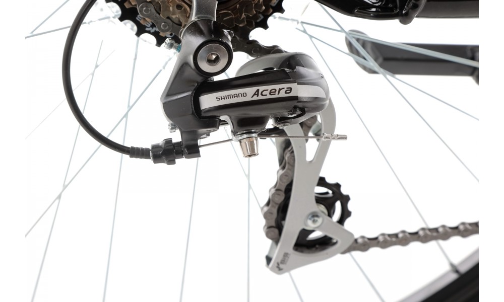 Rower trekkingowy Romet Wagant 4 - czarno-szary