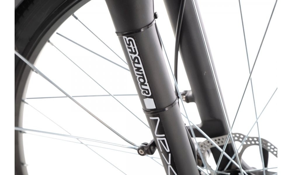 Rower trekkingowy Romet Wagant 4 - czarno-szary