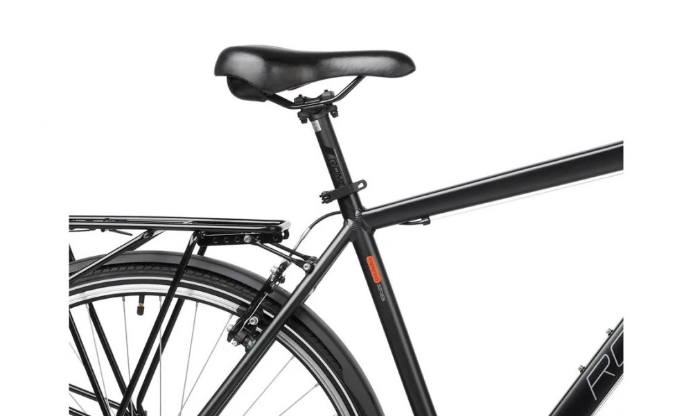 Rower trekkingowy Romet Wagant 1 - czarno-pomarańczowy