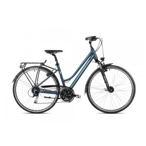 Rower trekkingowy Romet Gazela 7 - ciemnoniebieski 1