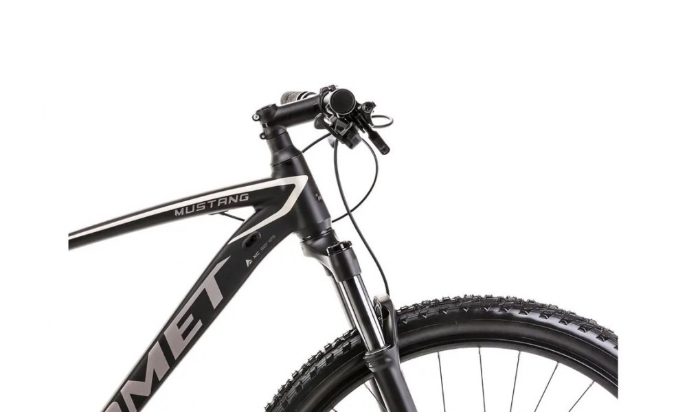Rower górski Romet Mustang M8 - grafitowo-czarny