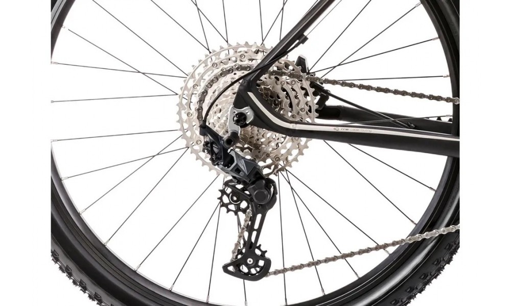 Rower górski Romet Mustang M8 - grafitowo-czarny