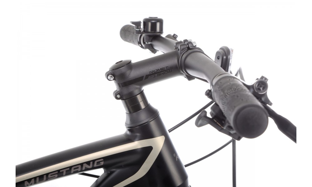 Rower górski Romet Mustang M8 - grafitowo-czarny