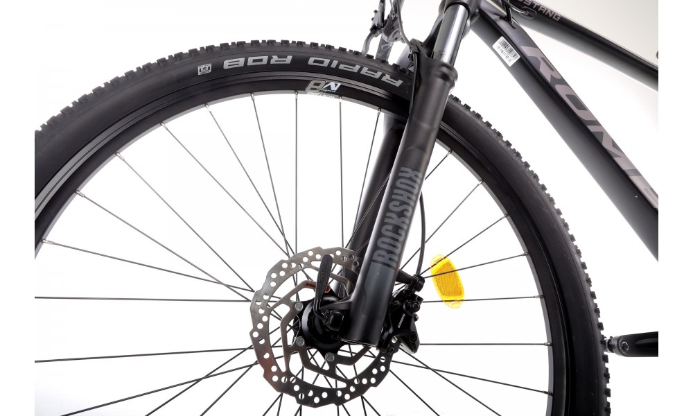 Rower górski Romet Mustang M8 - grafitowo-czarny