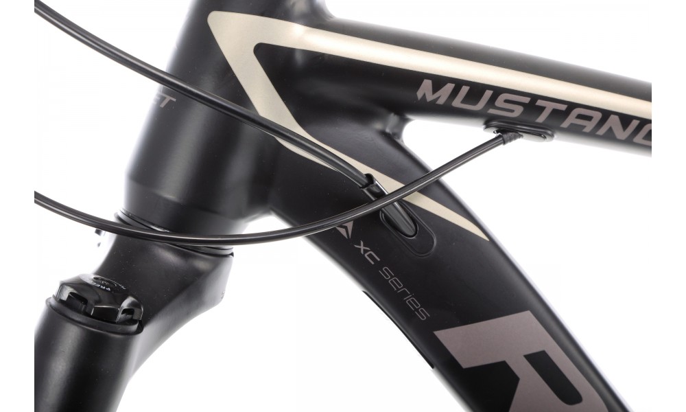 Rower górski Romet Mustang M8 - grafitowo-czarny