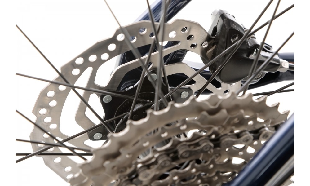 Rower górski Romet Mustang M5 - ciemnoniebieski