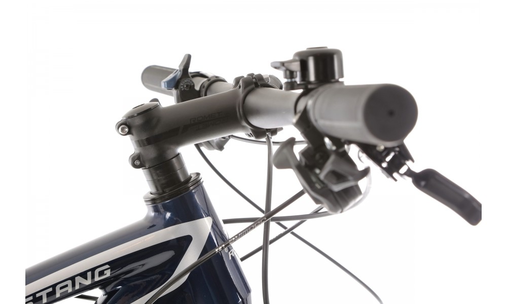 Rower górski Romet Mustang M5 - ciemnoniebieski