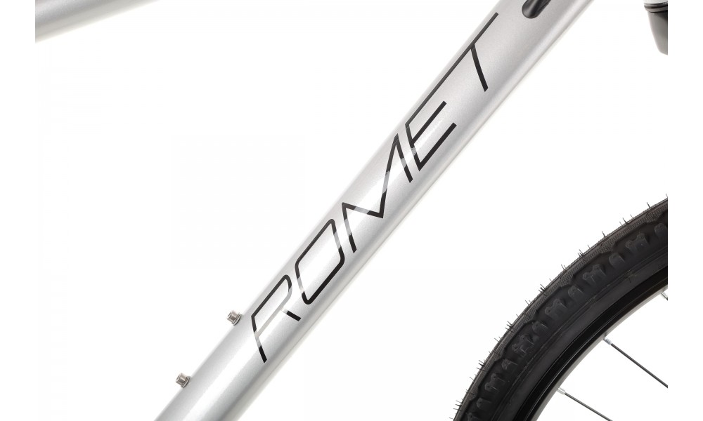 Rower crossowy Romet Orkan 4 M Lite - srebrny-czarny