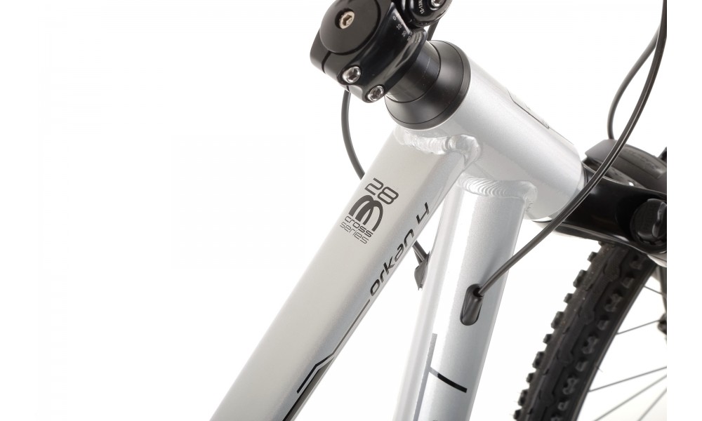 Rower crossowy Romet Orkan 4 M Lite - srebrny-czarny