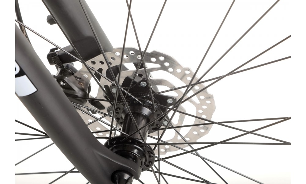 Rower crossowy Romet Orkan 4 M Lite - srebrny-czarny