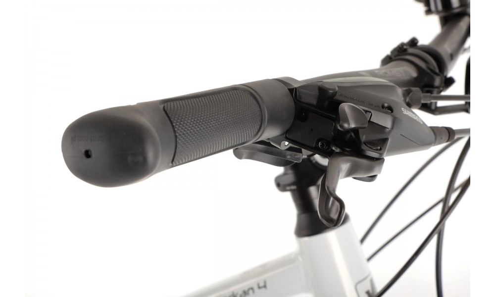 Rower crossowy Romet Orkan 4 D Lite - biało-żółty