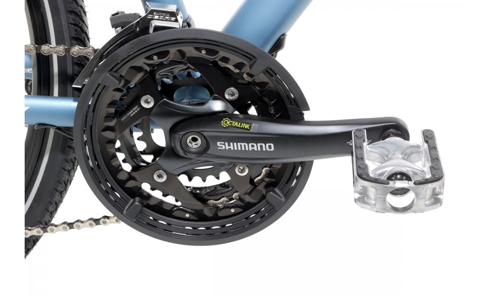 Rower crossowy Romet Orkan 7 D - niebiesko-czarny