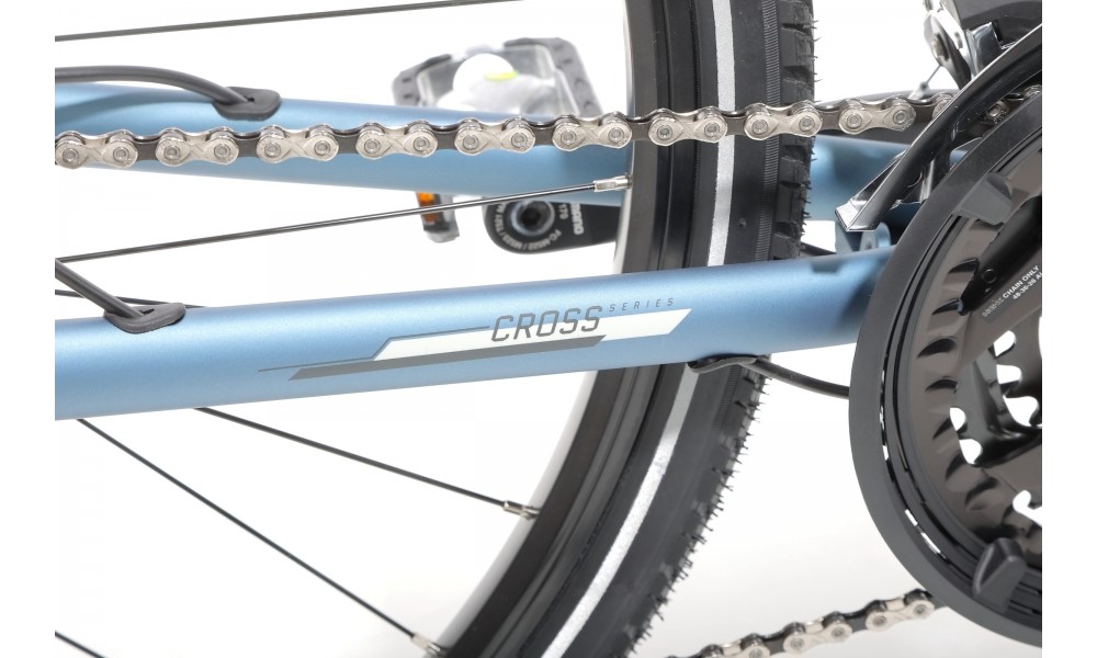 Rower crossowy Romet Orkan 7 D - niebiesko-czarny