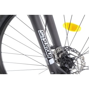 Rower górski Romet Rambler R9.2 - biało-grafitowo-turkusowy 2