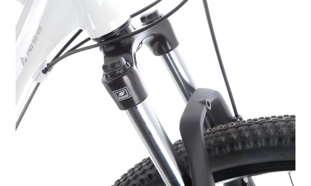 Rower górski Romet Rambler R9.2 - biało-grafitowo-turkusowy