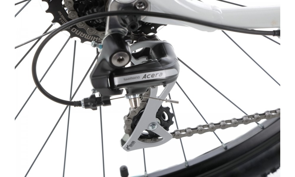 Rower górski Romet Rambler R9.2 - biało-grafitowo-turkusowy