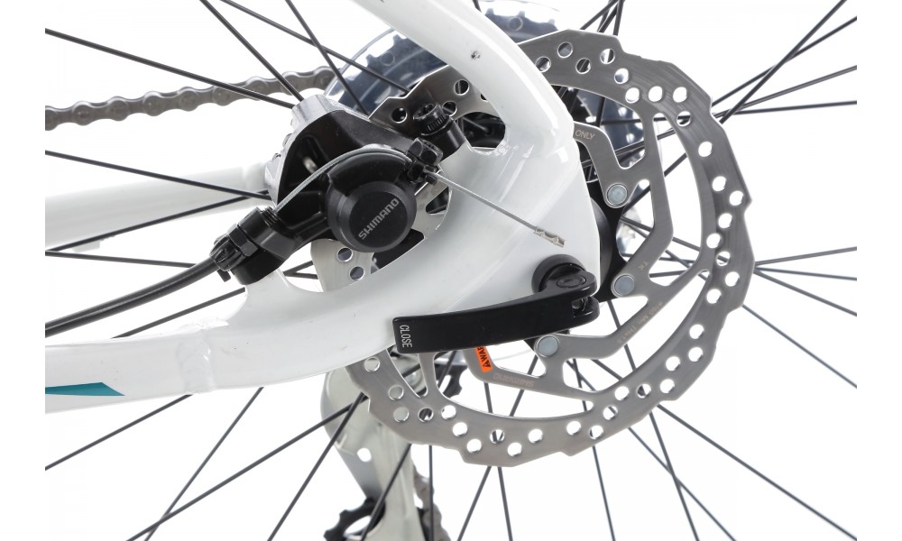 Rower górski Romet Rambler R9.2 - biało-grafitowo-turkusowy