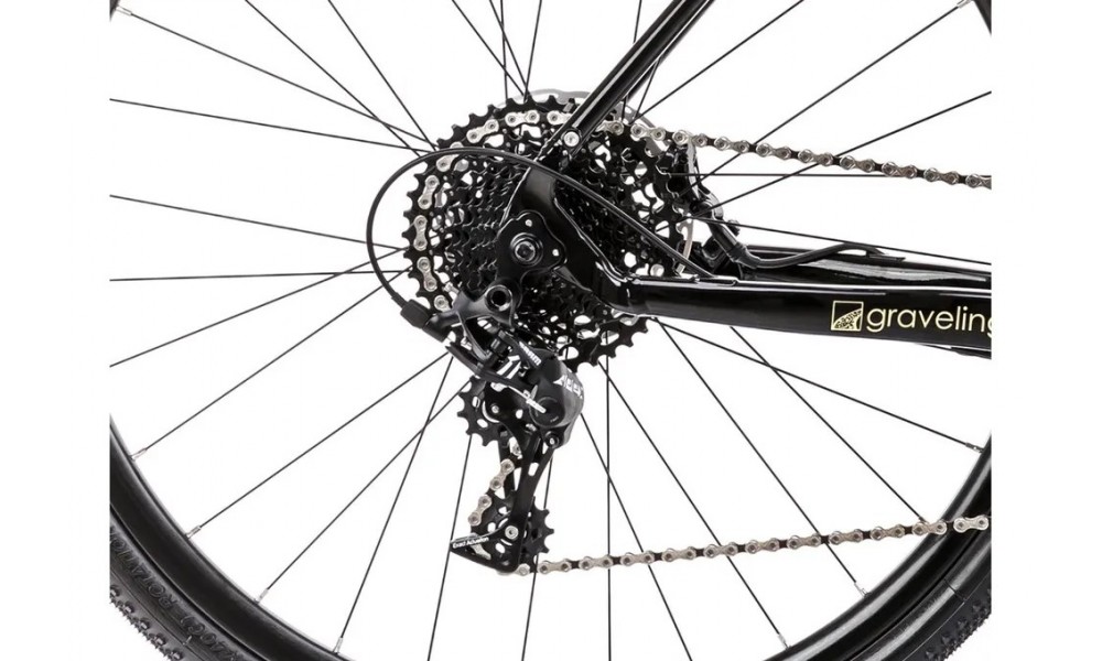 Rower gravel Romet Boreas 2 Lite - czarno-beżowy