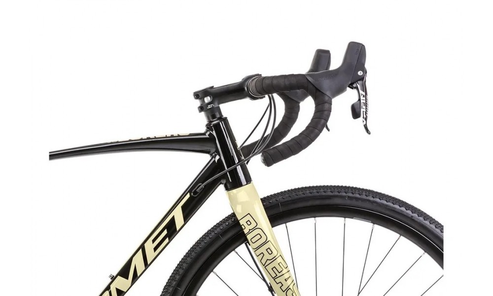 Rower gravel Romet Boreas 2 Lite - czarno-beżowy